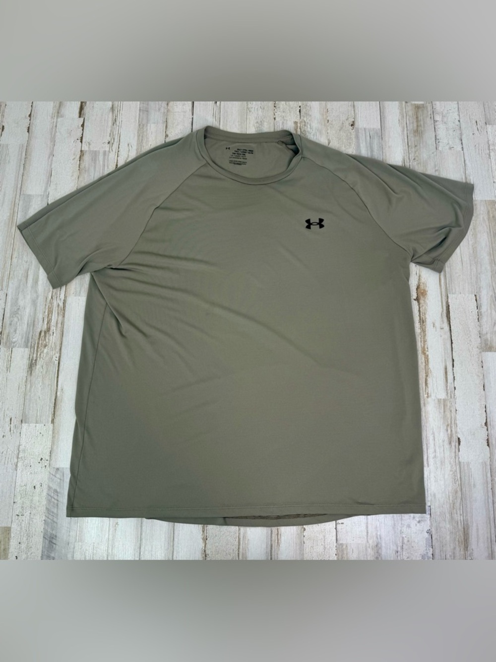 Under Armour The Tech Tee Men's 2XL Taupe Polyester Short Sleeve T-Shirt